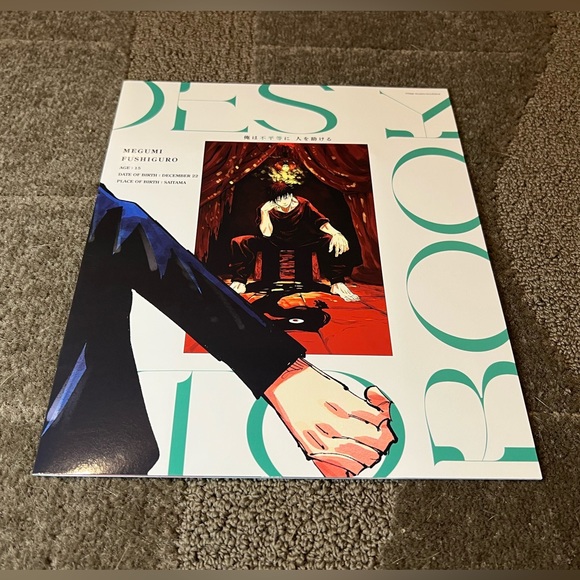 Jujutsu Kaisen Heroes Photo Book Megumi Fushiguro w/ Postcard Anime Japan Gege - Picture 5 of 14
